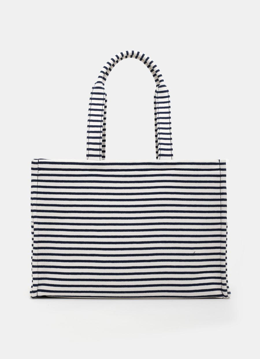 Celine Cabas Thais Large Canvas Tote