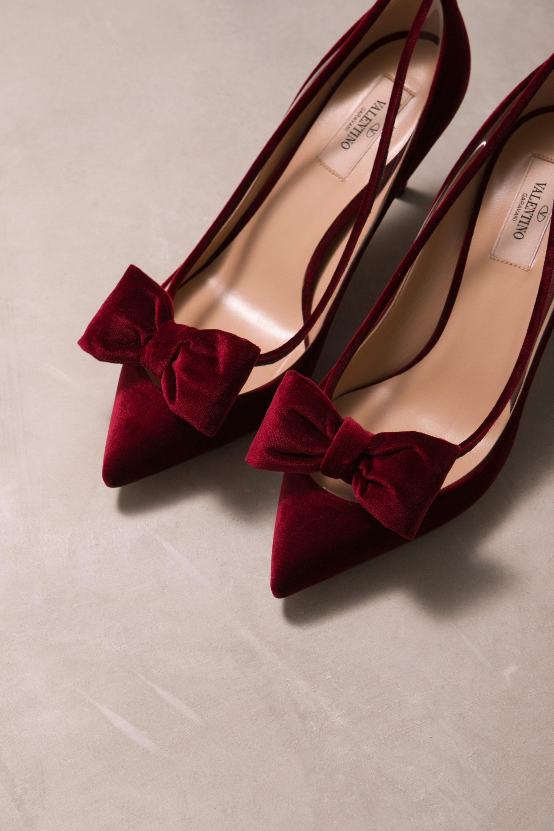valentino velvet pumps