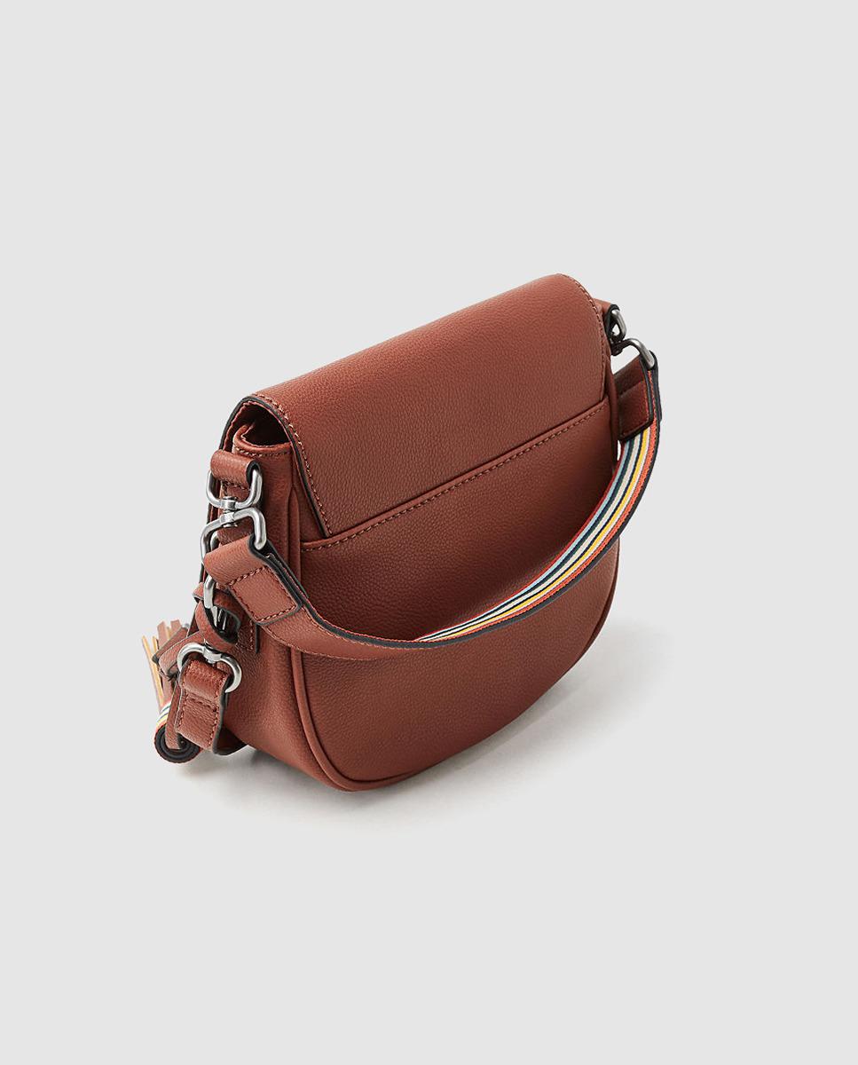 Esprit Wo Small Brown Crossbody Bag With Two Straps - Lyst
