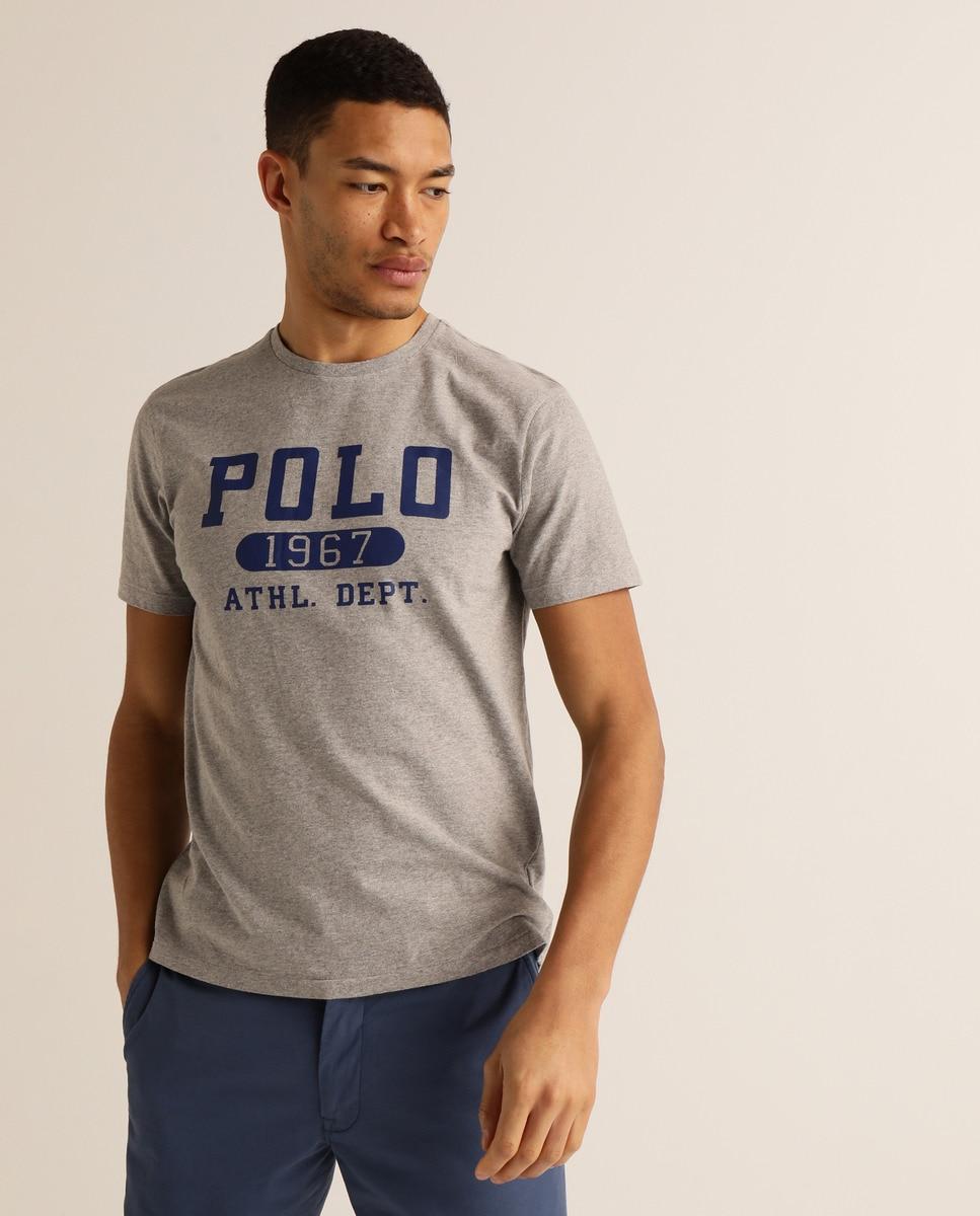 Download Polo Ralph Lauren Cotton Mens Grey Short Sleeve T-shirt in ...