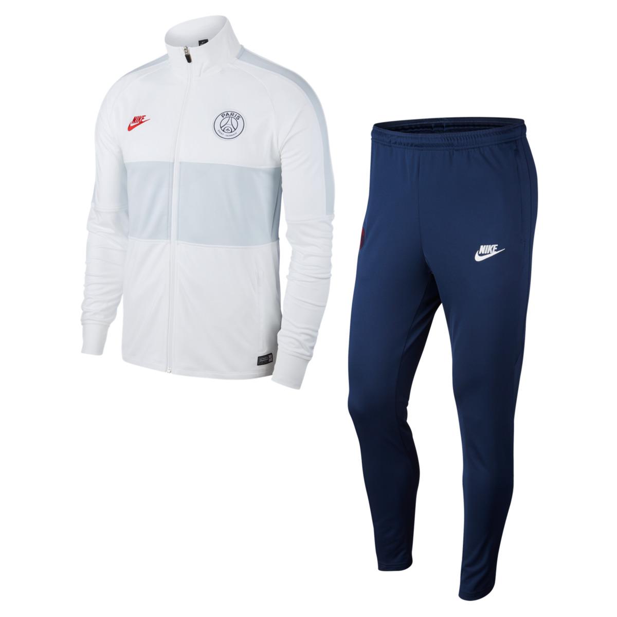 psg white tracksuit