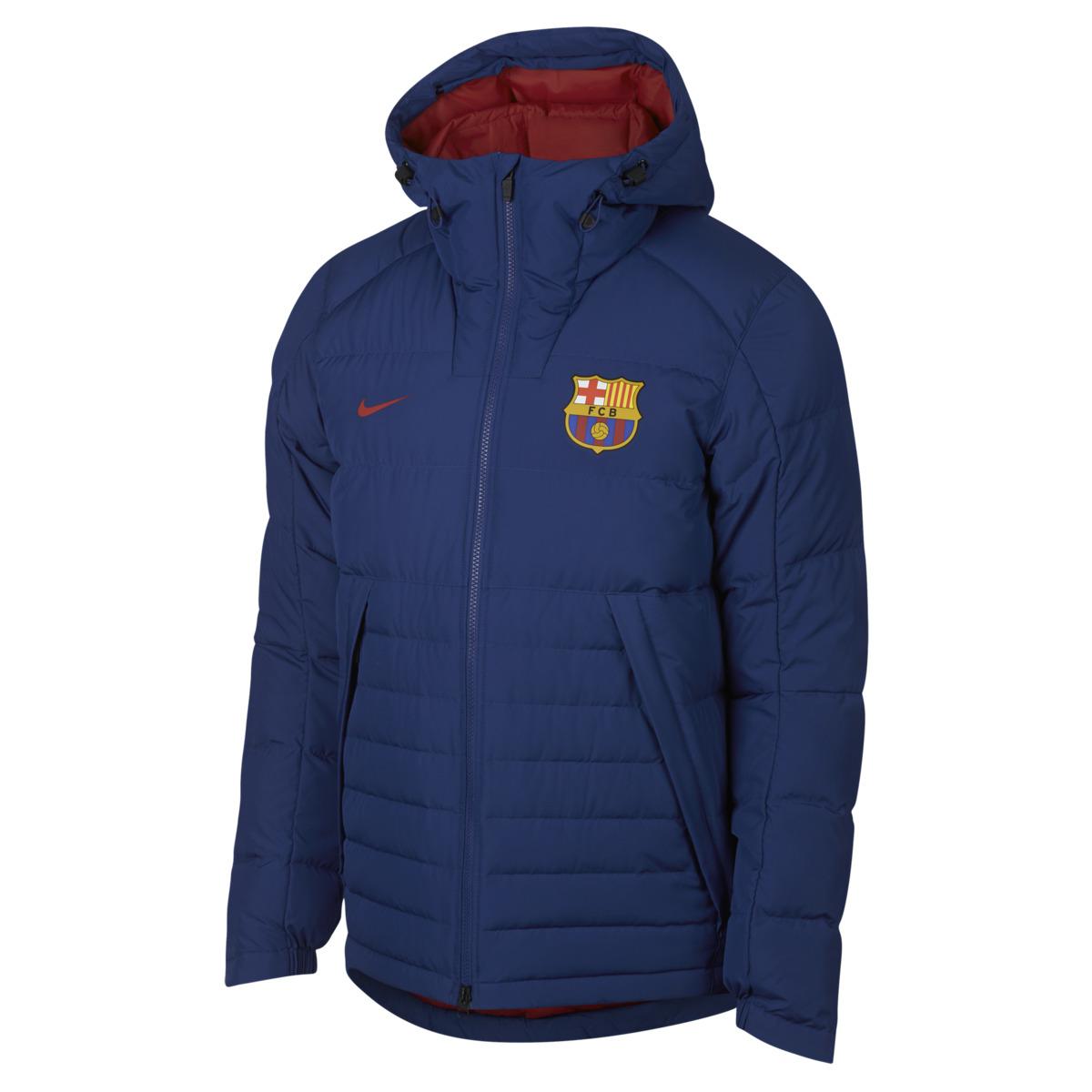 Nike Fc Barcelona 2018-2019 Sportswear Quilted Jacket in Blue for Men ...