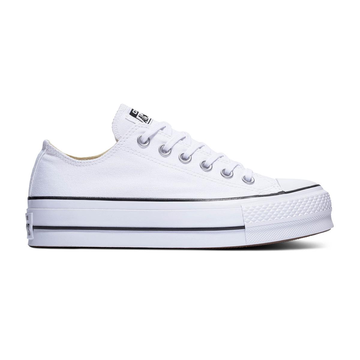 Converse Chuck Taylor All Star Lift Platform Low Canvas Casual Trainers ...