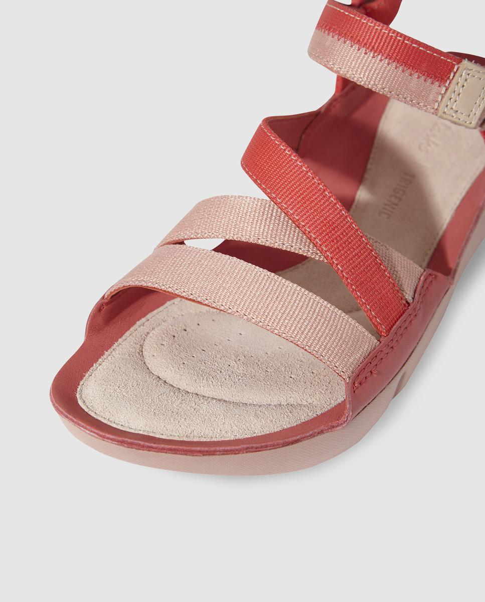 coral sandals flat