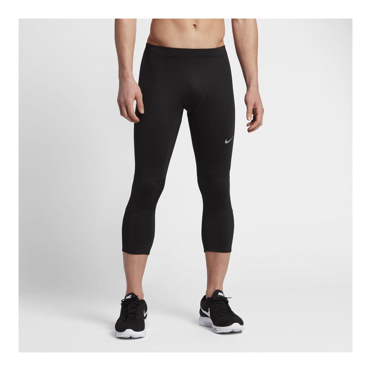 Nike Dri-fit Essential Capri Leggings in Black - Lyst