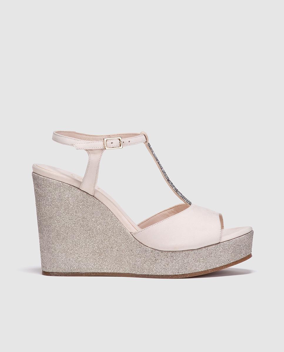beige sandals for wedding