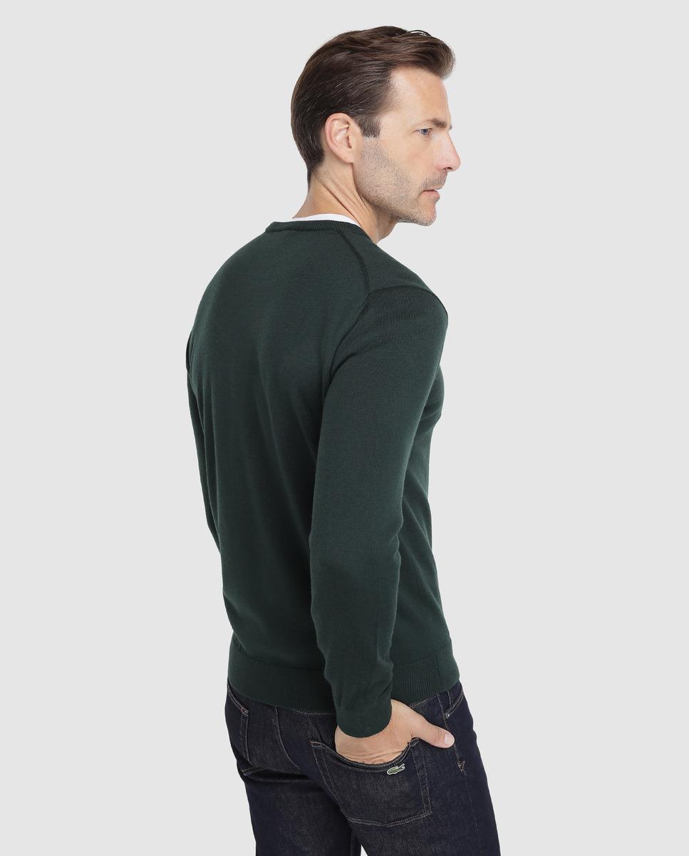 lacoste sweater green