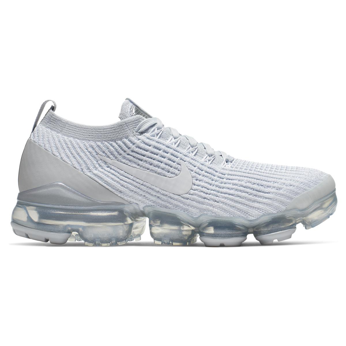 Nike Air Vapormax Flyknit 3 Casual Trainers in Grey (Gray) - Lyst