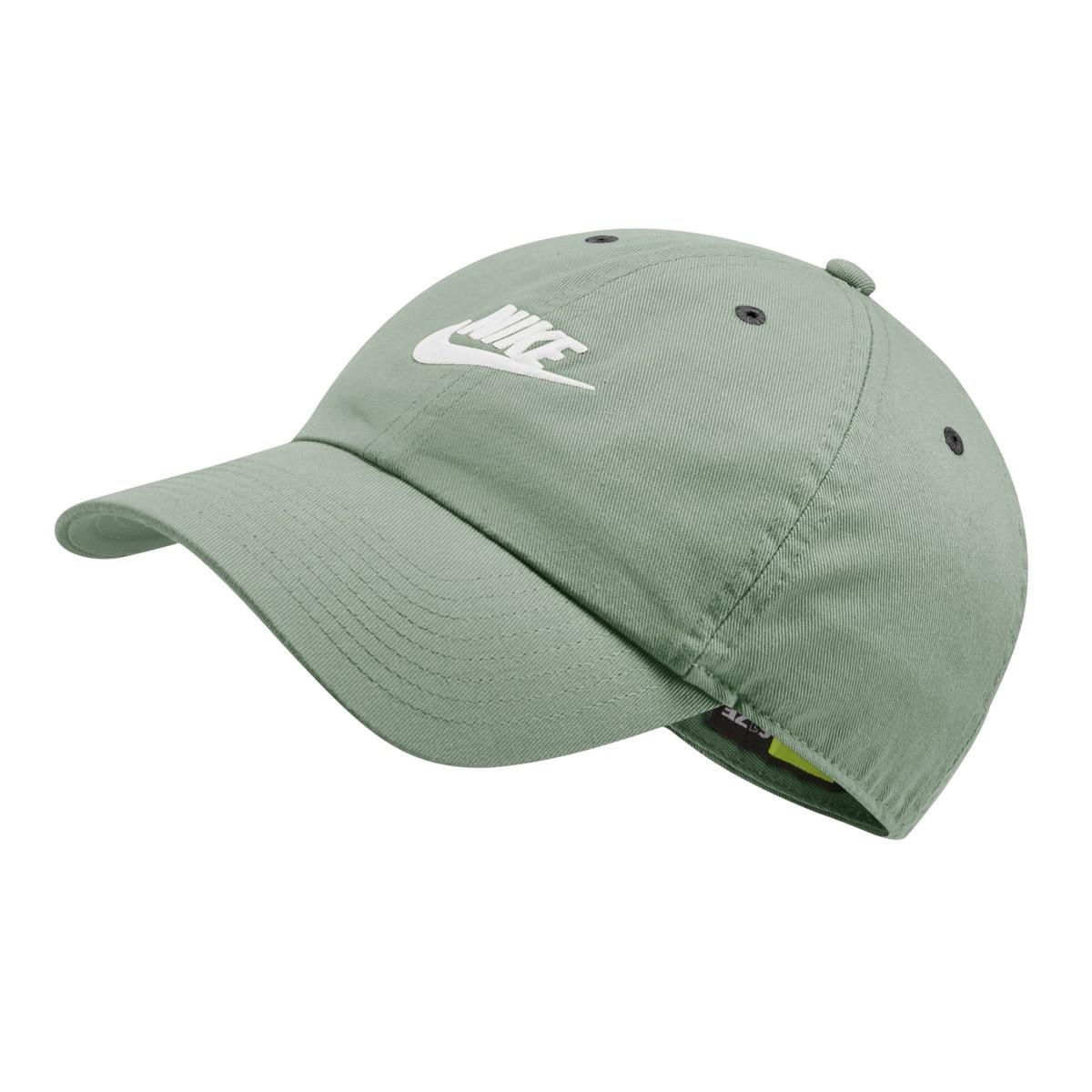 Nike Cotton Sportswear Heritage86 Futura Washed Cap in Green for Men - Lyst