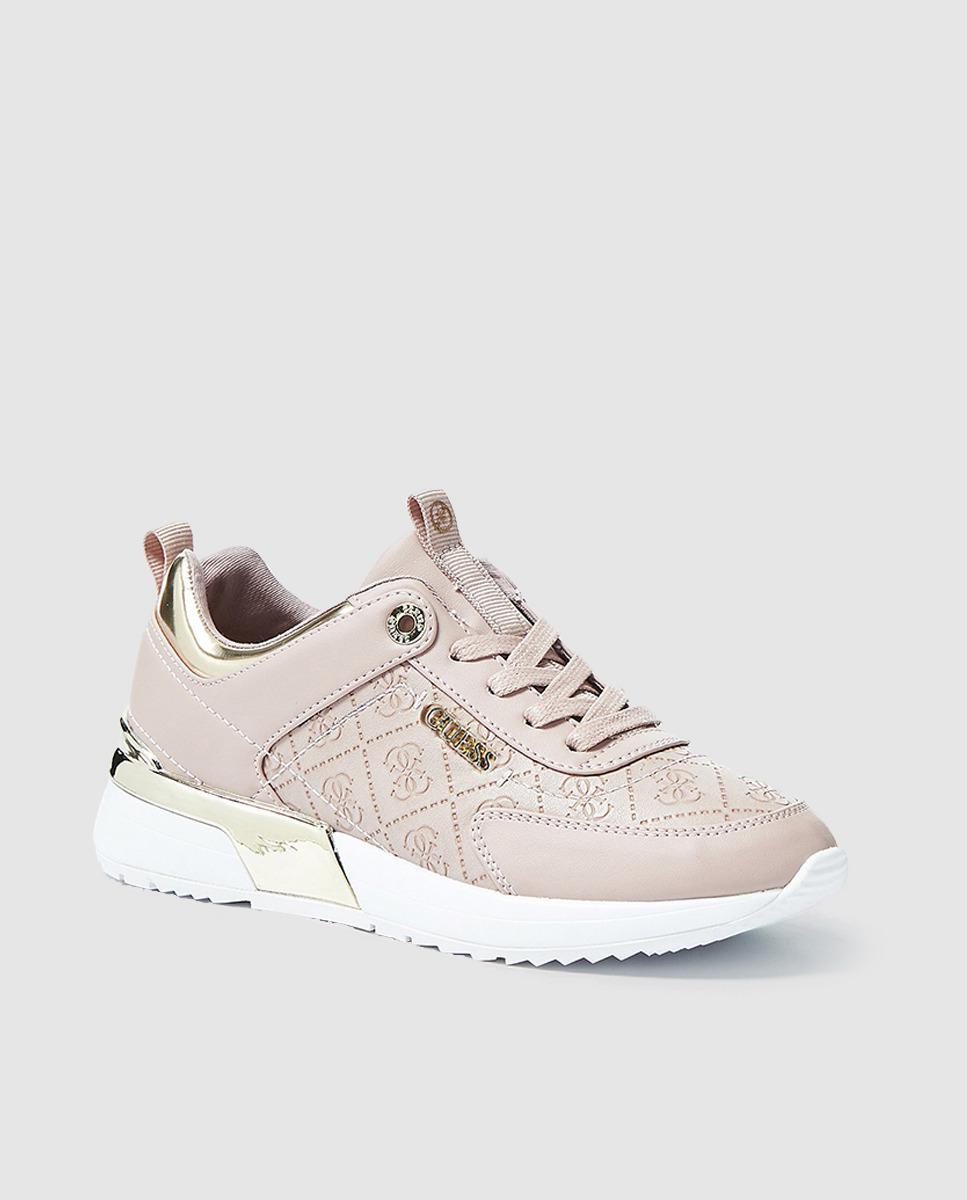 pink guess trainers