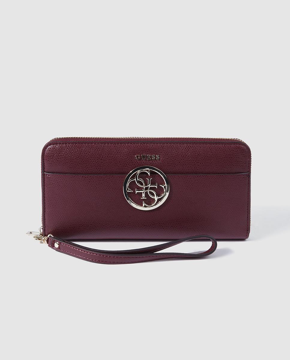 guess burgundy purse