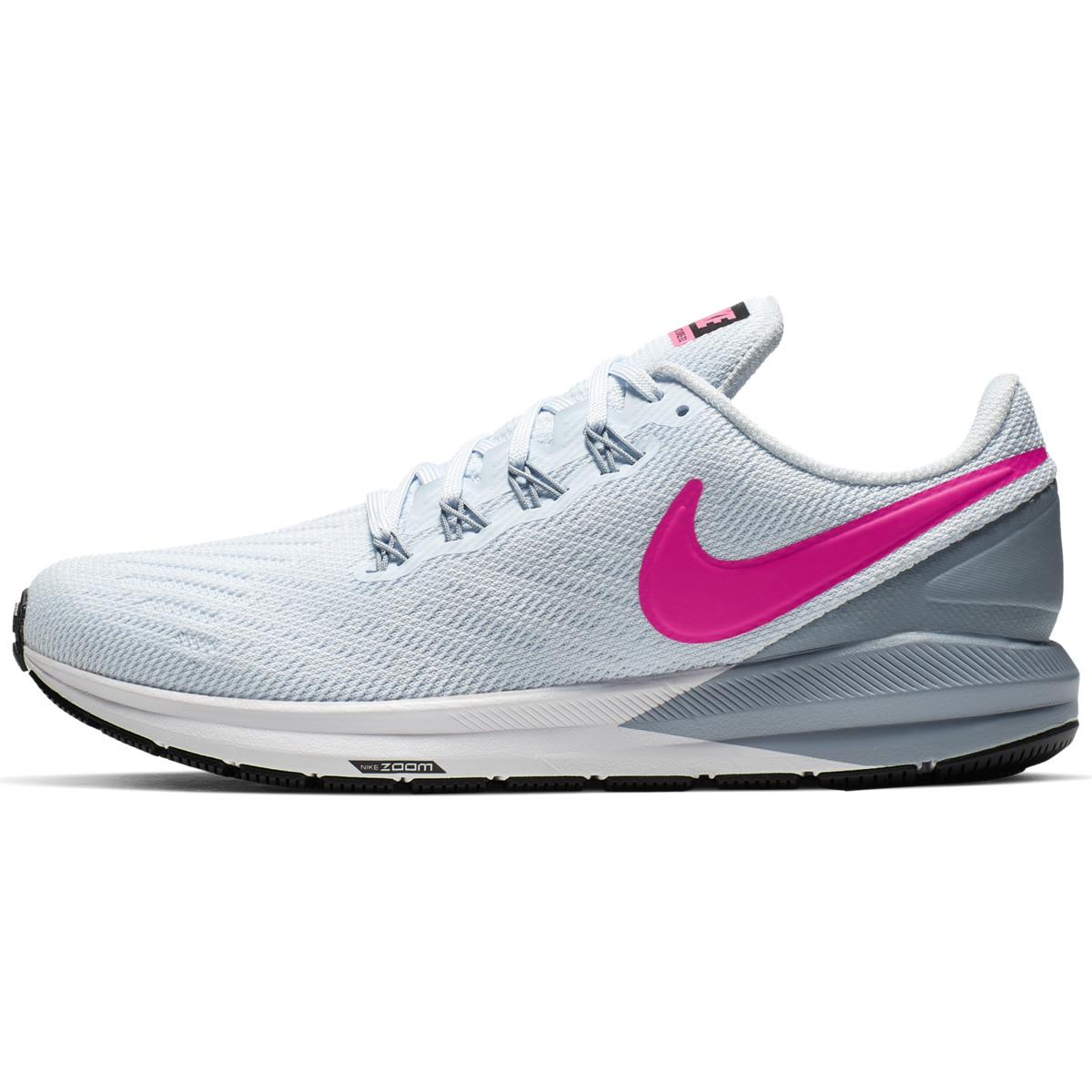 Nike Air Zoom Structure 22 Running Shoes in White/Pink (White) - Lyst
