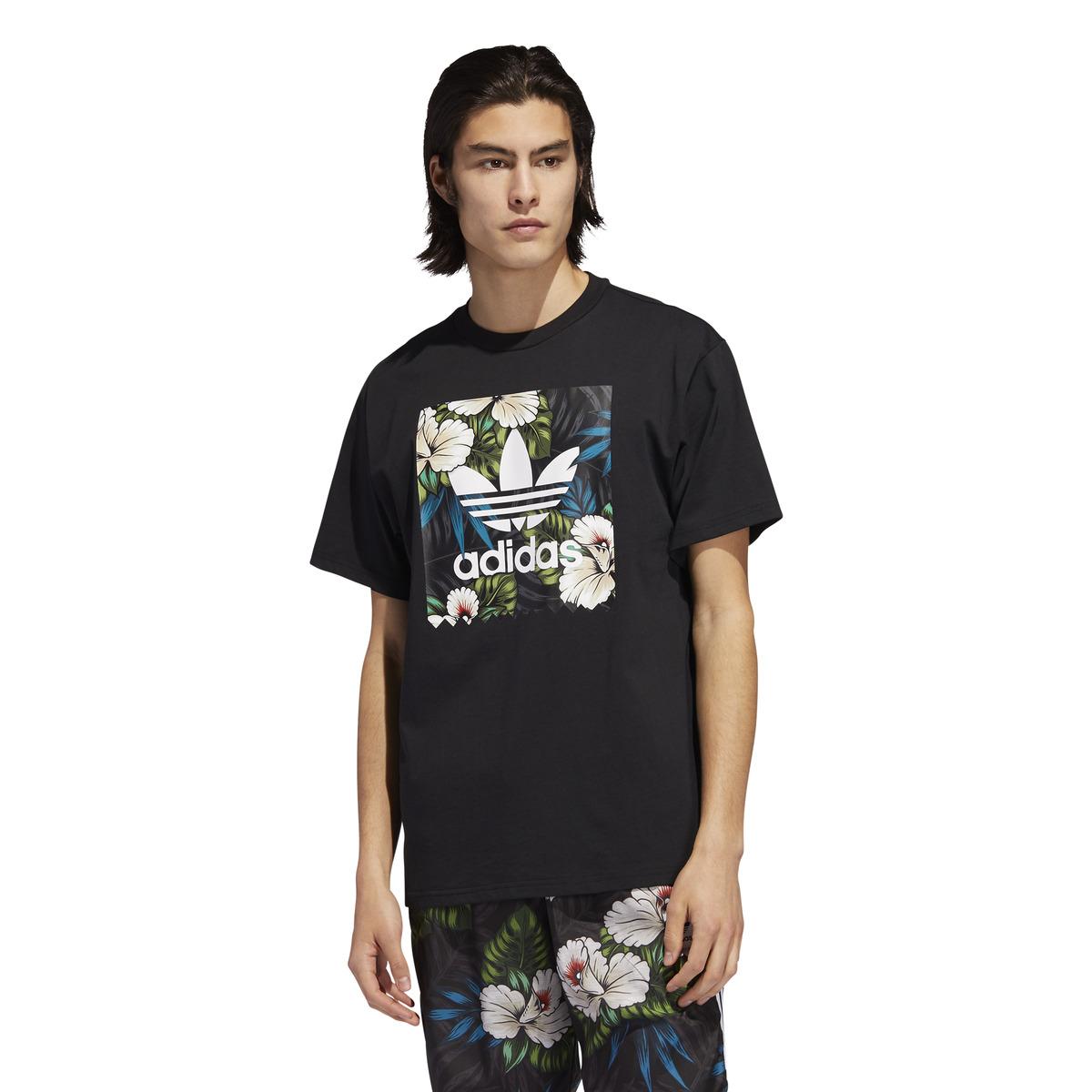 adidas floral t shirt