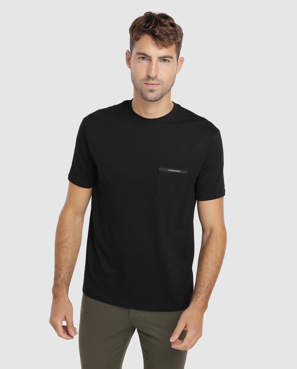 emporio armani black t shirt mens
