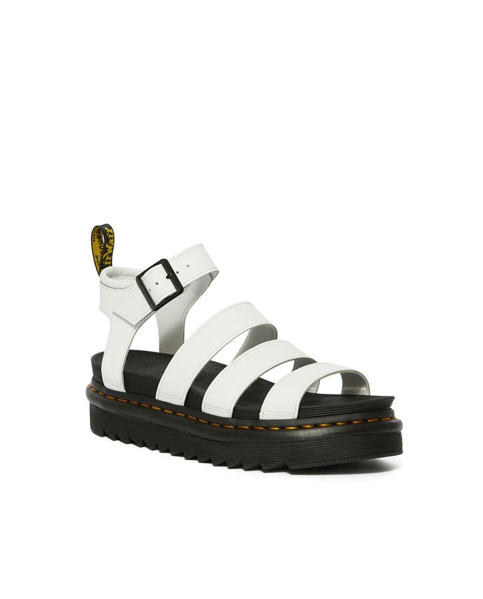 Dr. Martens Leather Blaire Softy T Multi-strap Platform Sandals in White - Save 58% - Lyst