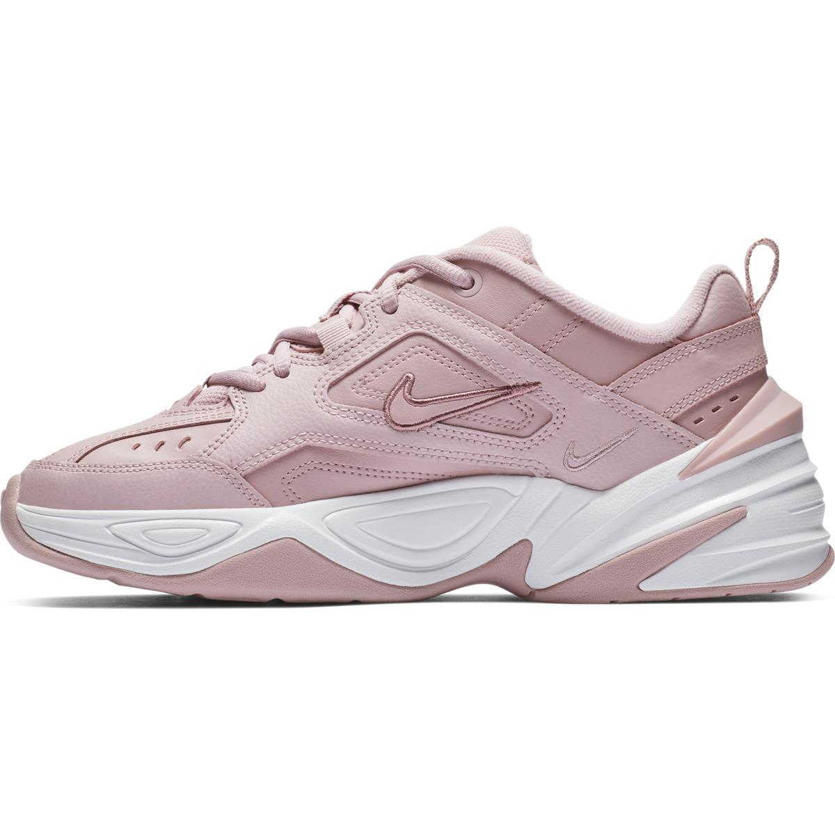 nike pale pink m2k tekno trainers