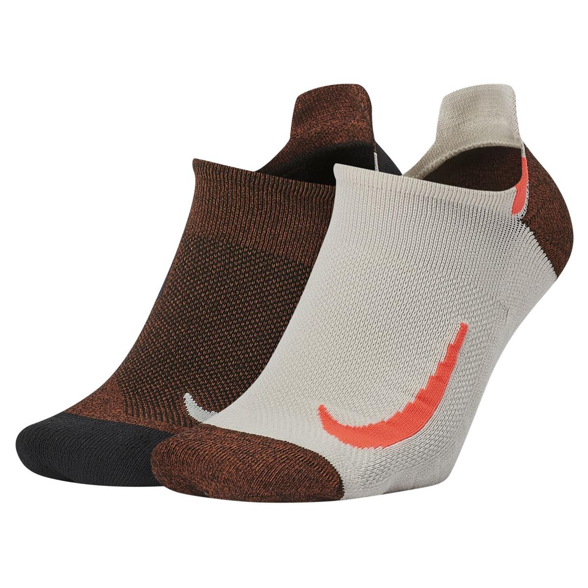 Nike Multiplier 2pack Of Running Socks in Brown for Men Lyst