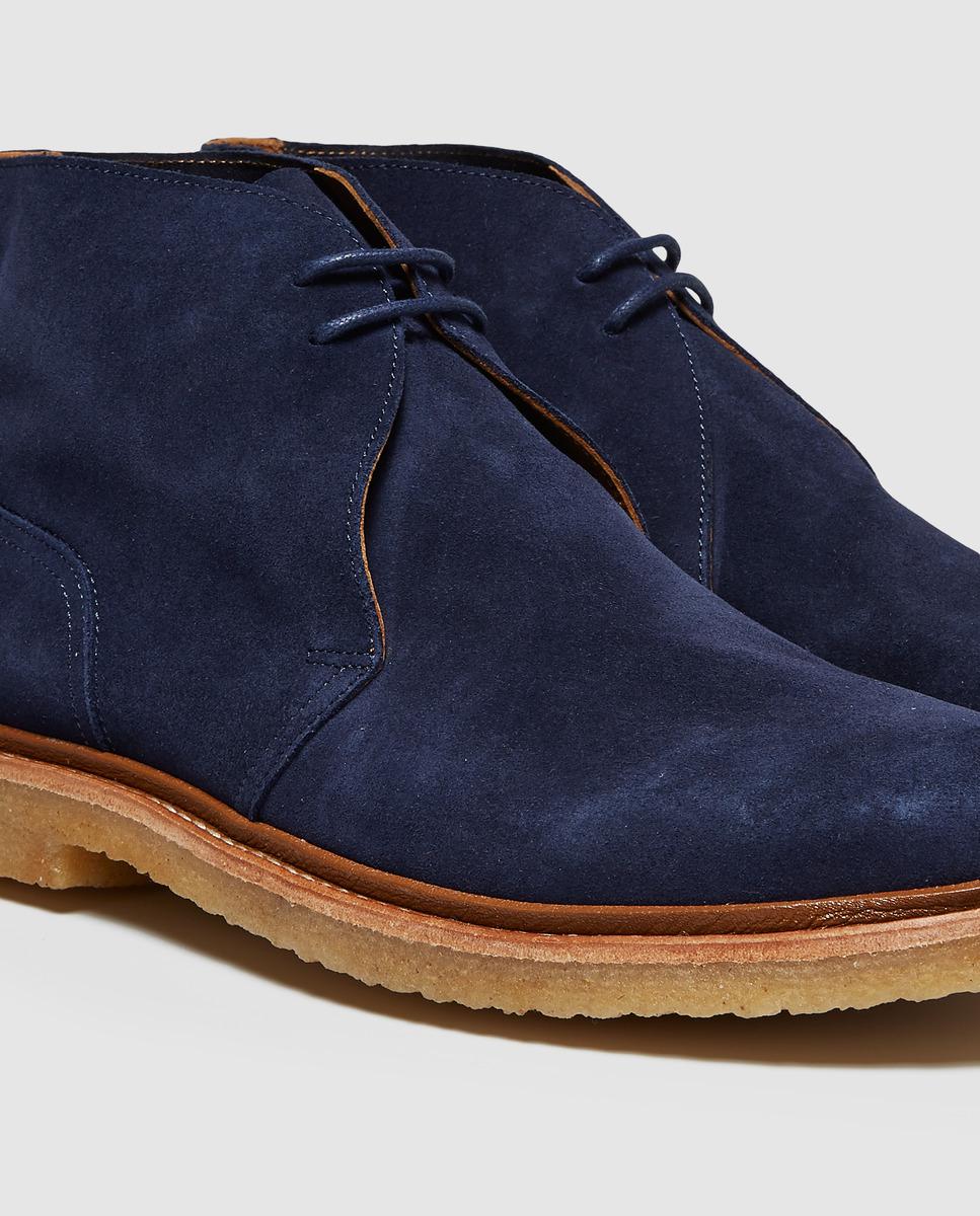 polo boots navy blue