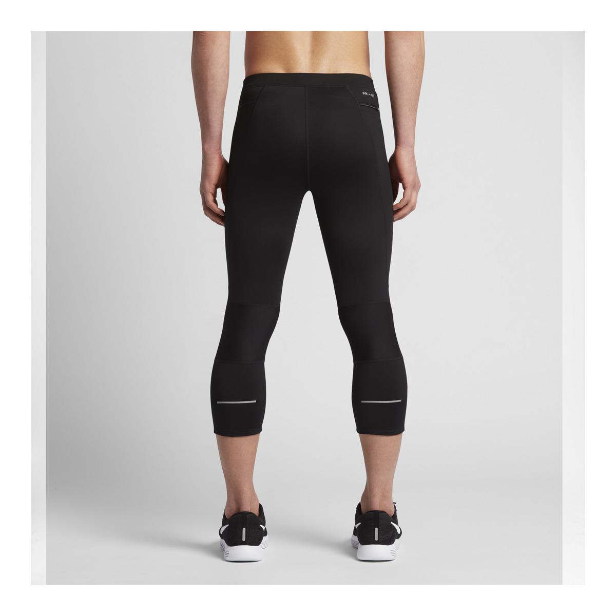 Nike Dri-fit Essential Capri Leggings in Black - Lyst