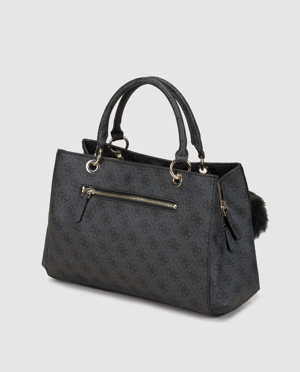 guess black shopper bag