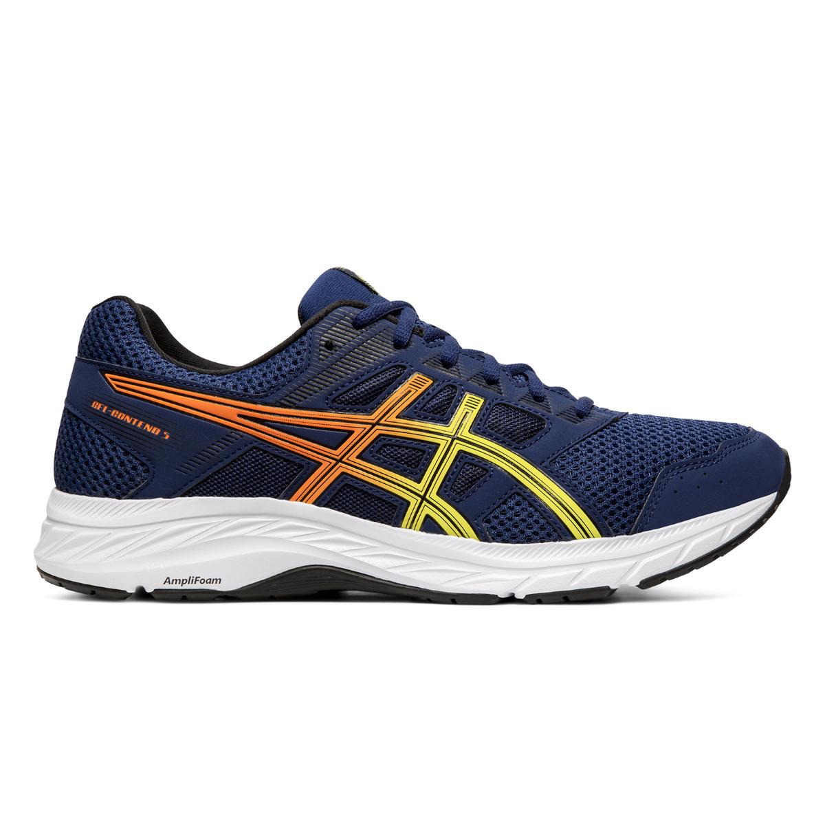 Asics Gel-contend 5 Running Shoes in Navy Blue (Blue) for Men - Lyst