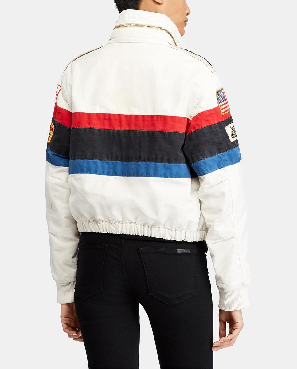 Polo Ralph Lauren Canvas Racing Jacket - Lyst