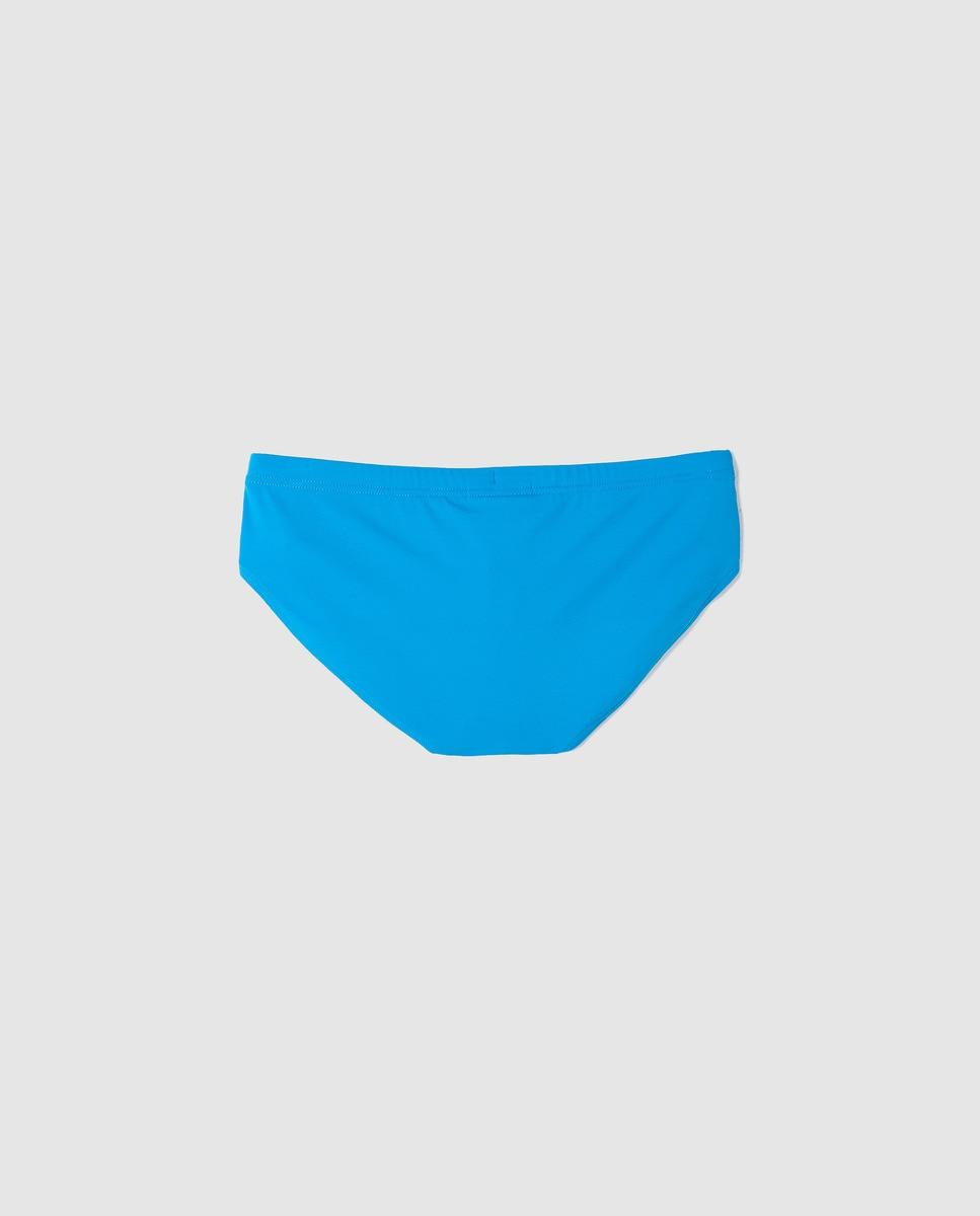 Emporio Armani Synthetic Mens Plain Blue Swim Briefs for Men - Lyst