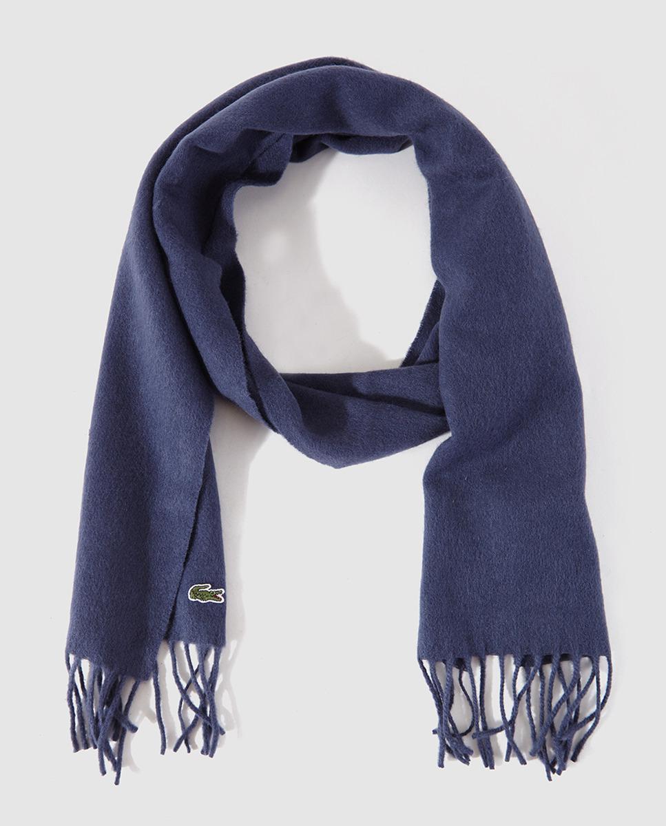Lacoste Cashmere & Wool Lavender Scarf