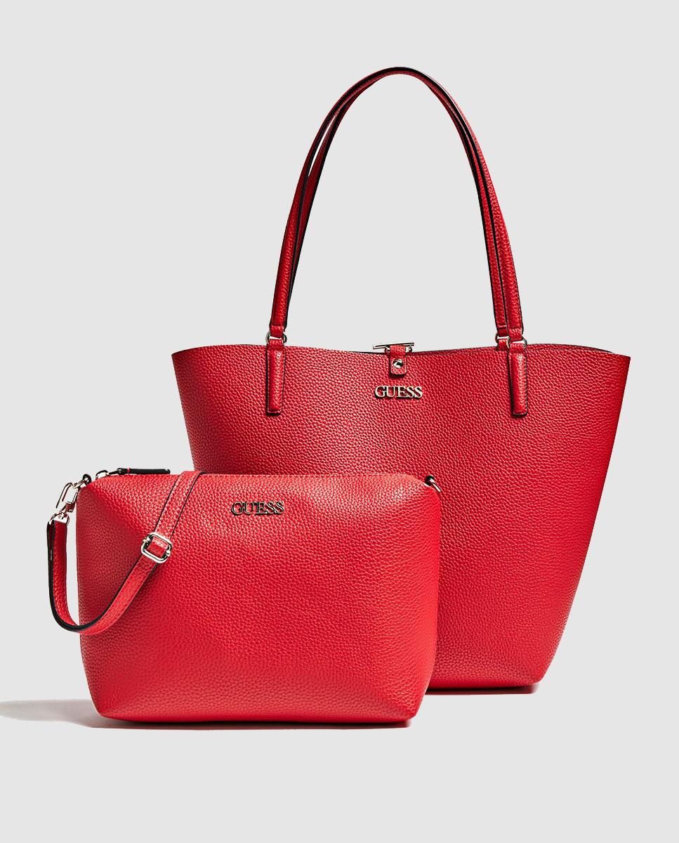 guess red tote