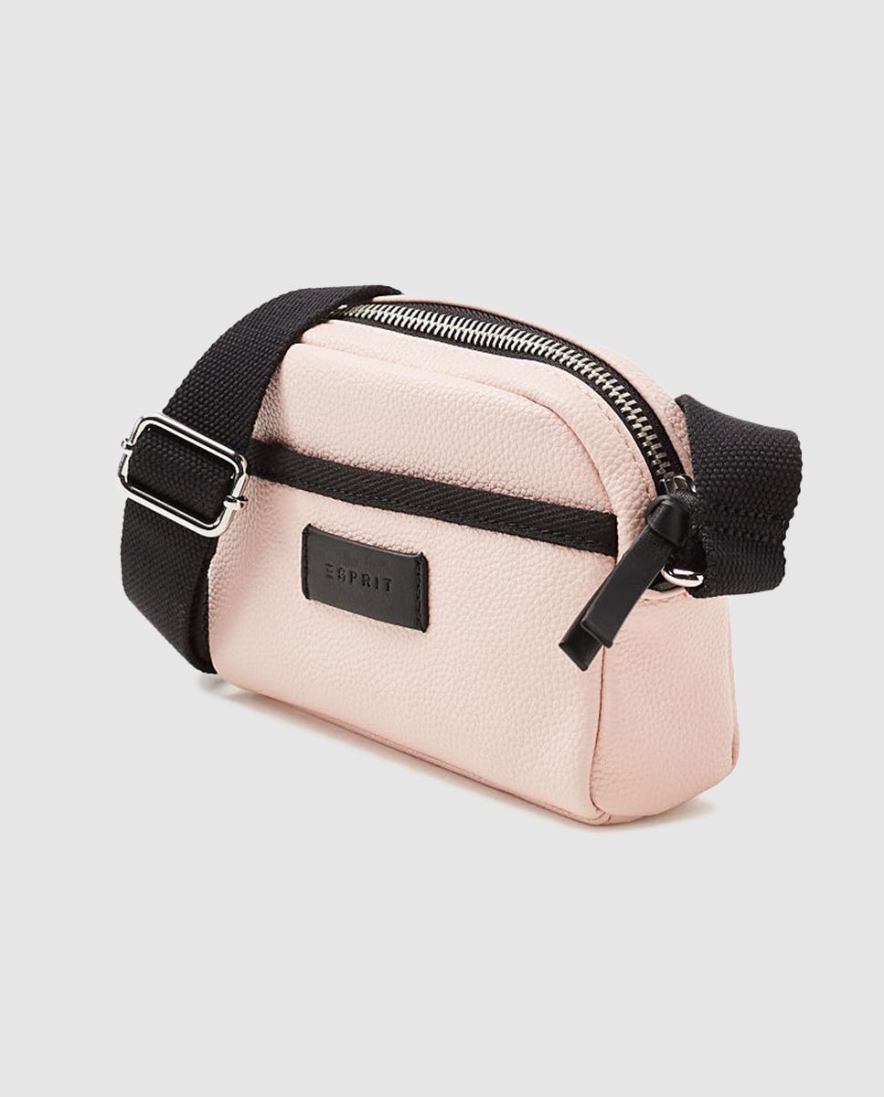 Esprit Wo Pink Mini Crossbody Bag With A Long Adjustable Strap - Lyst