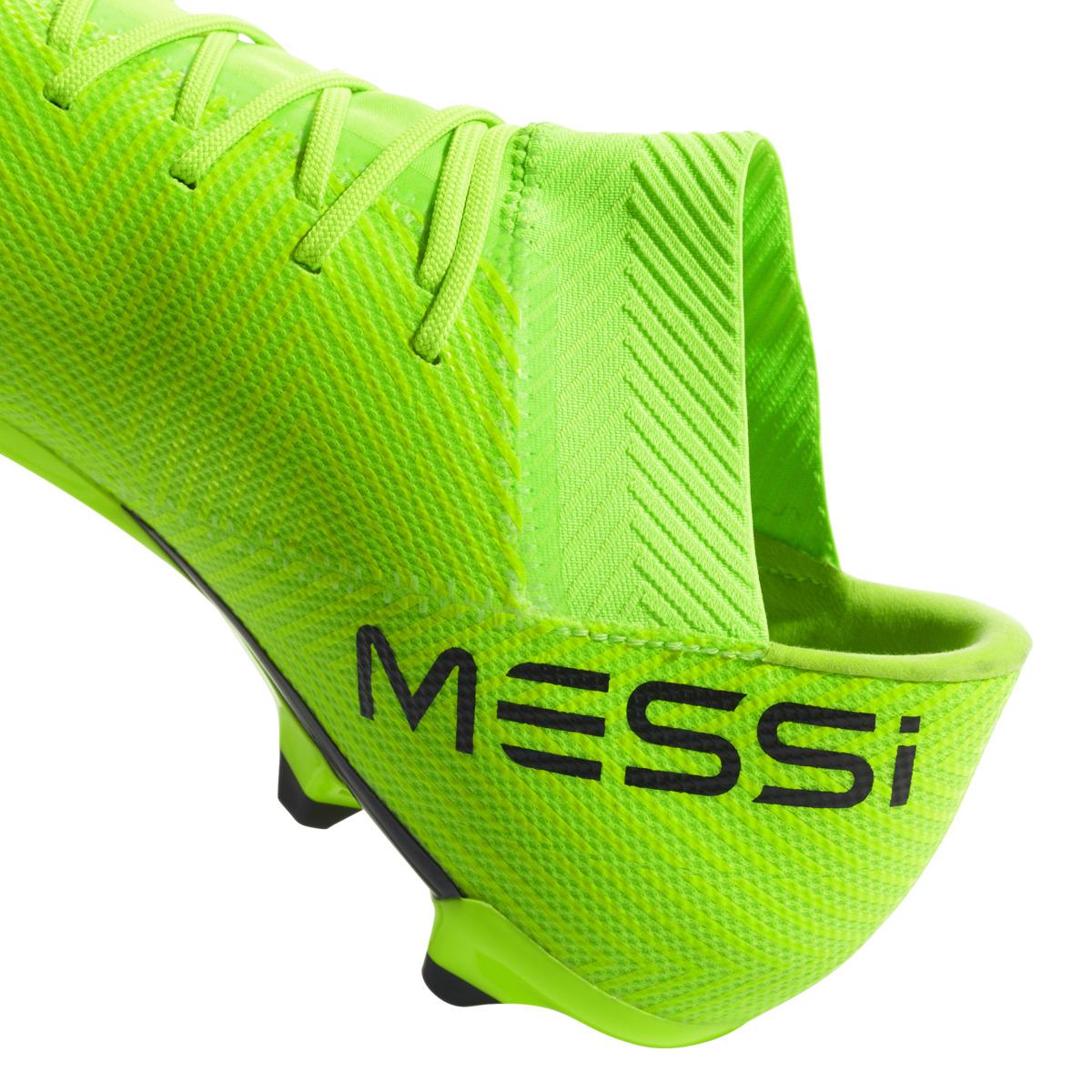 green messi boots