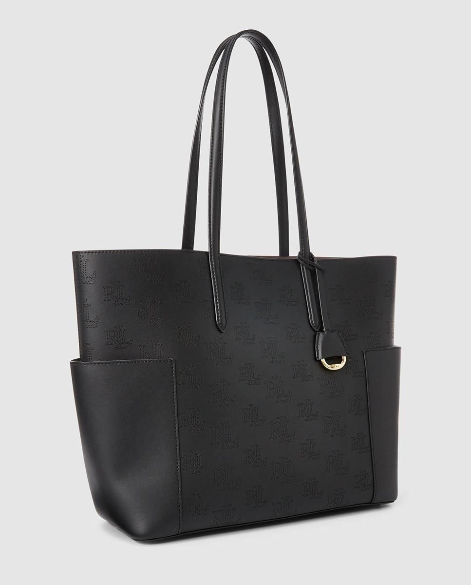 ralph lauren large leather tote