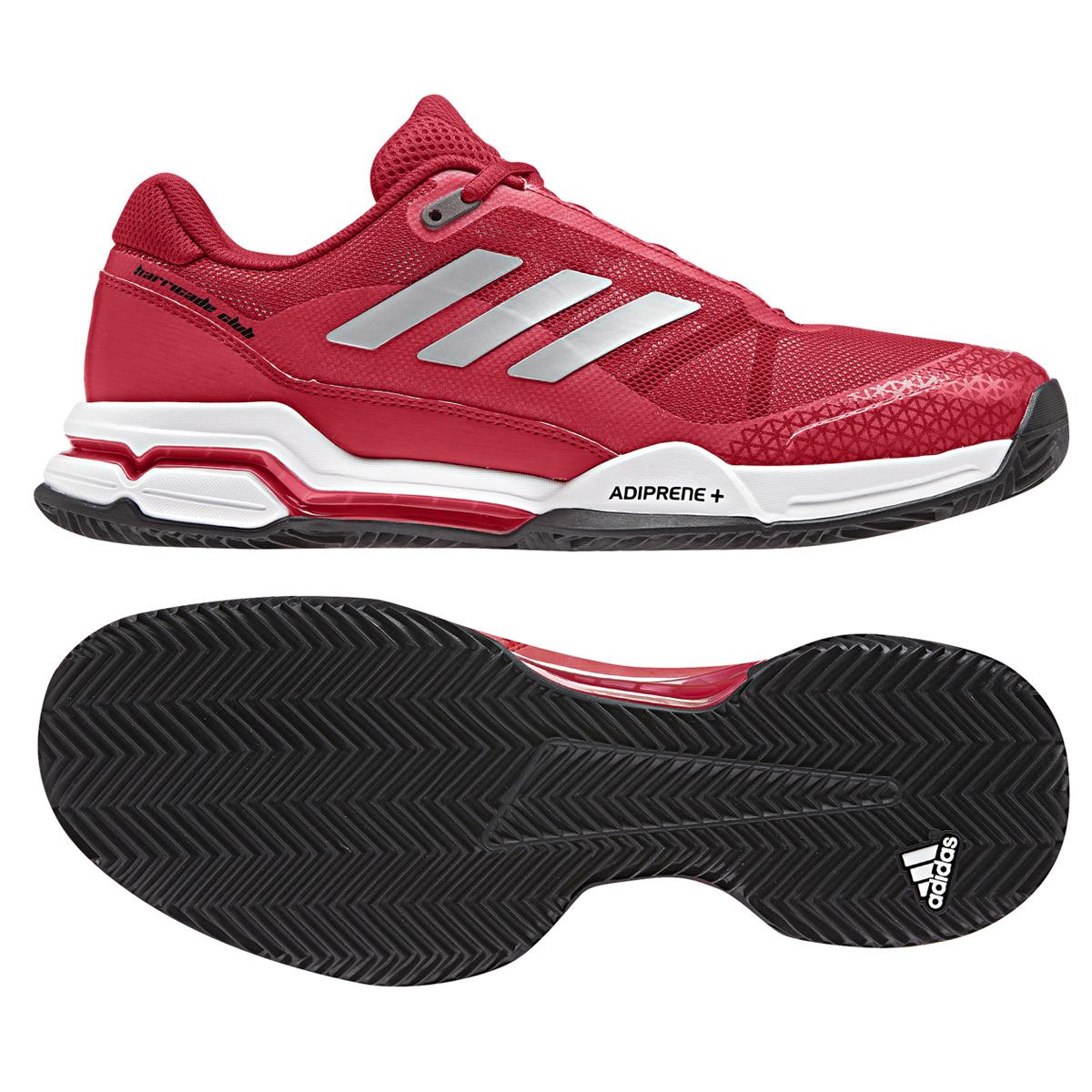 adidas Barricade Club Clay Tennis/padel Tennis Shoes in Red for Men - Lyst