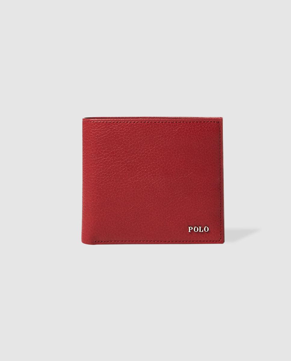 Polo Ralph Lauren Mens Red Leather Wallet for Men Lyst