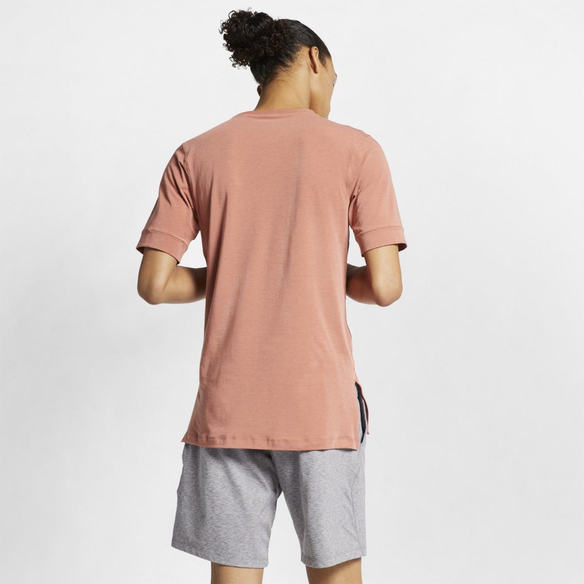 brown dri fit shirt