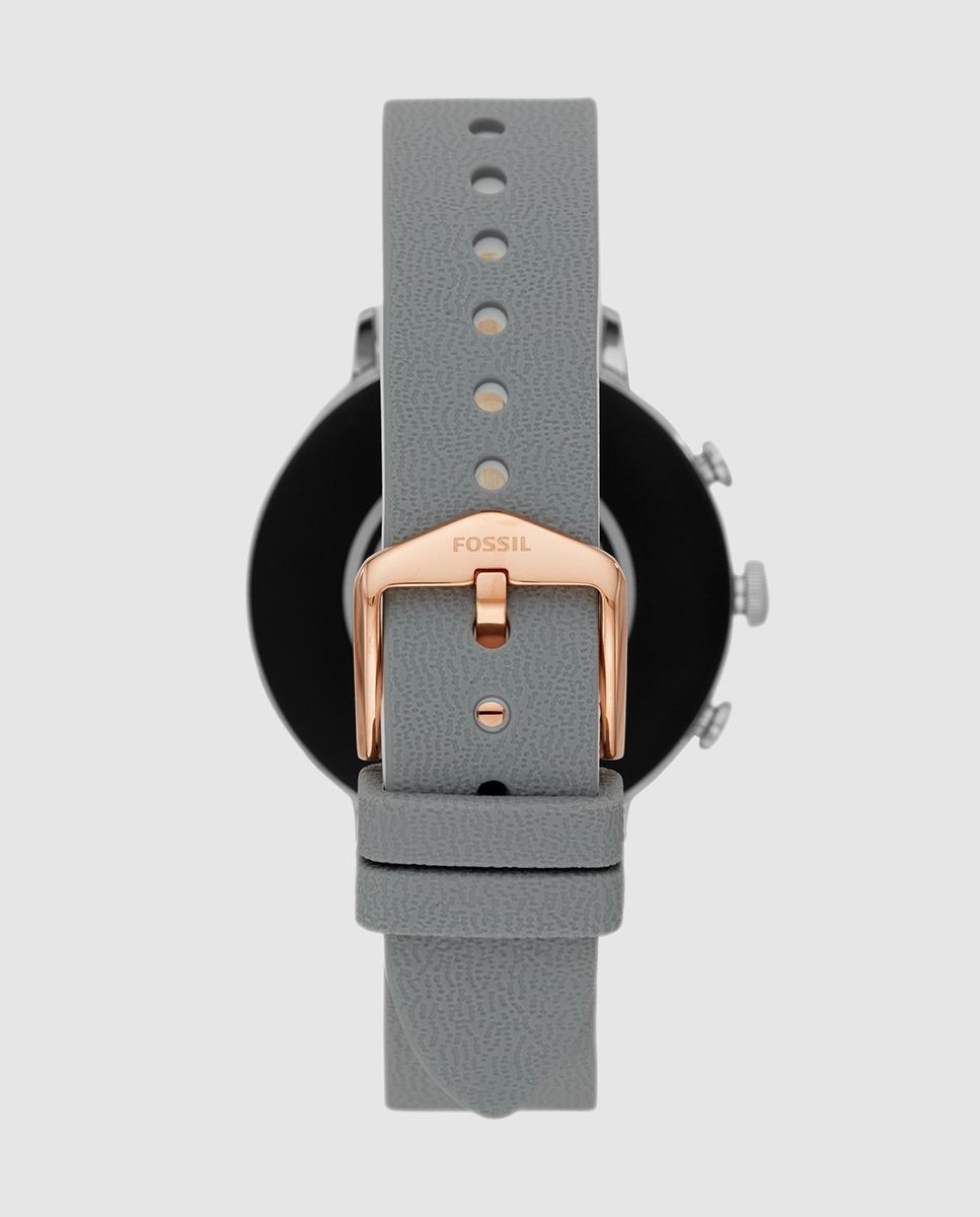 Fossil Q Venture Hr Ftw6016 4th Generation Grey Silicone Smartwatch in Gray - Lyst