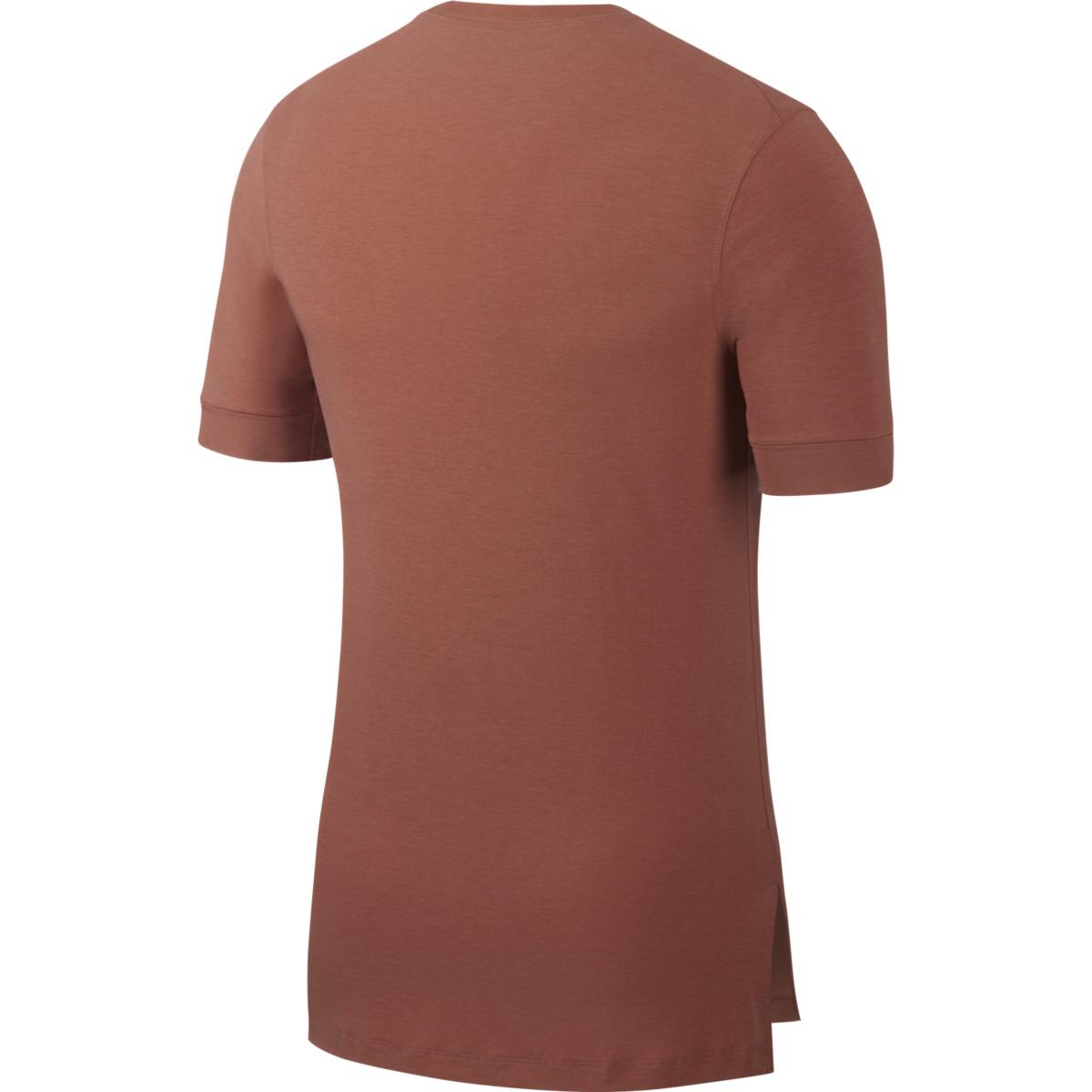 brown dri fit shirt