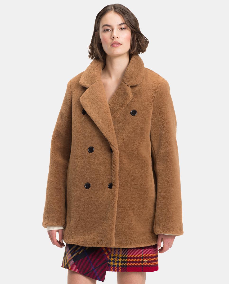 brown tommy hilfiger coat