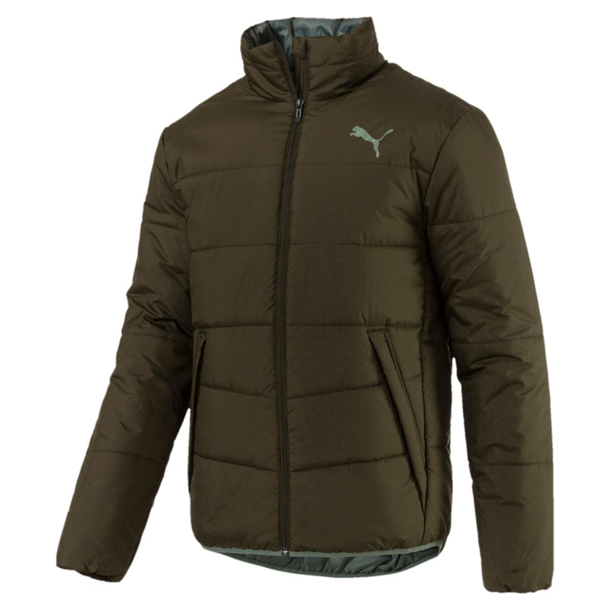 Lyst - PUMA Essentials Padded Jacket in Green for Men