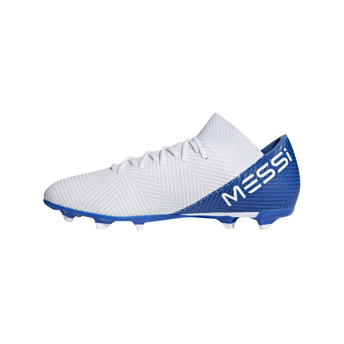 messi shoes white and blue