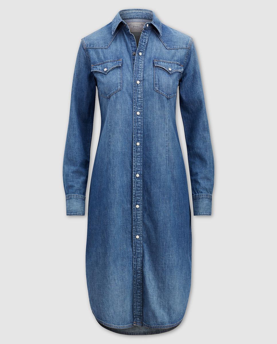 Ralph Lauren Denim Shirt Dress Flash 
