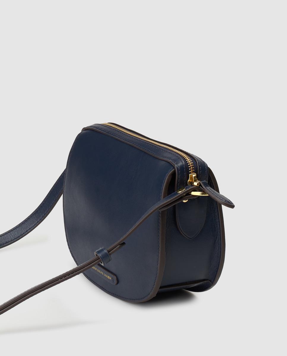 ralph lauren navy cross body bag