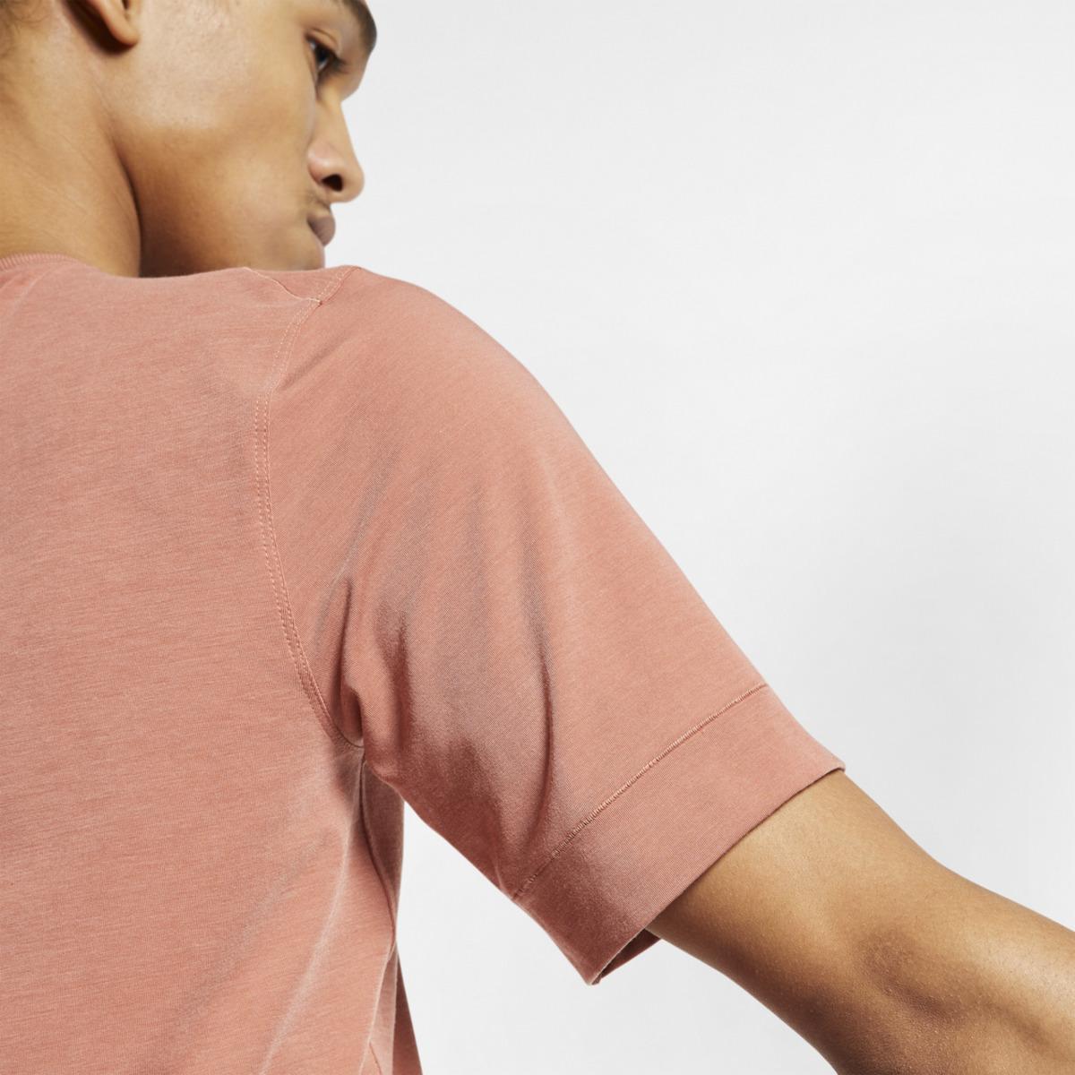 brown dri fit shirt