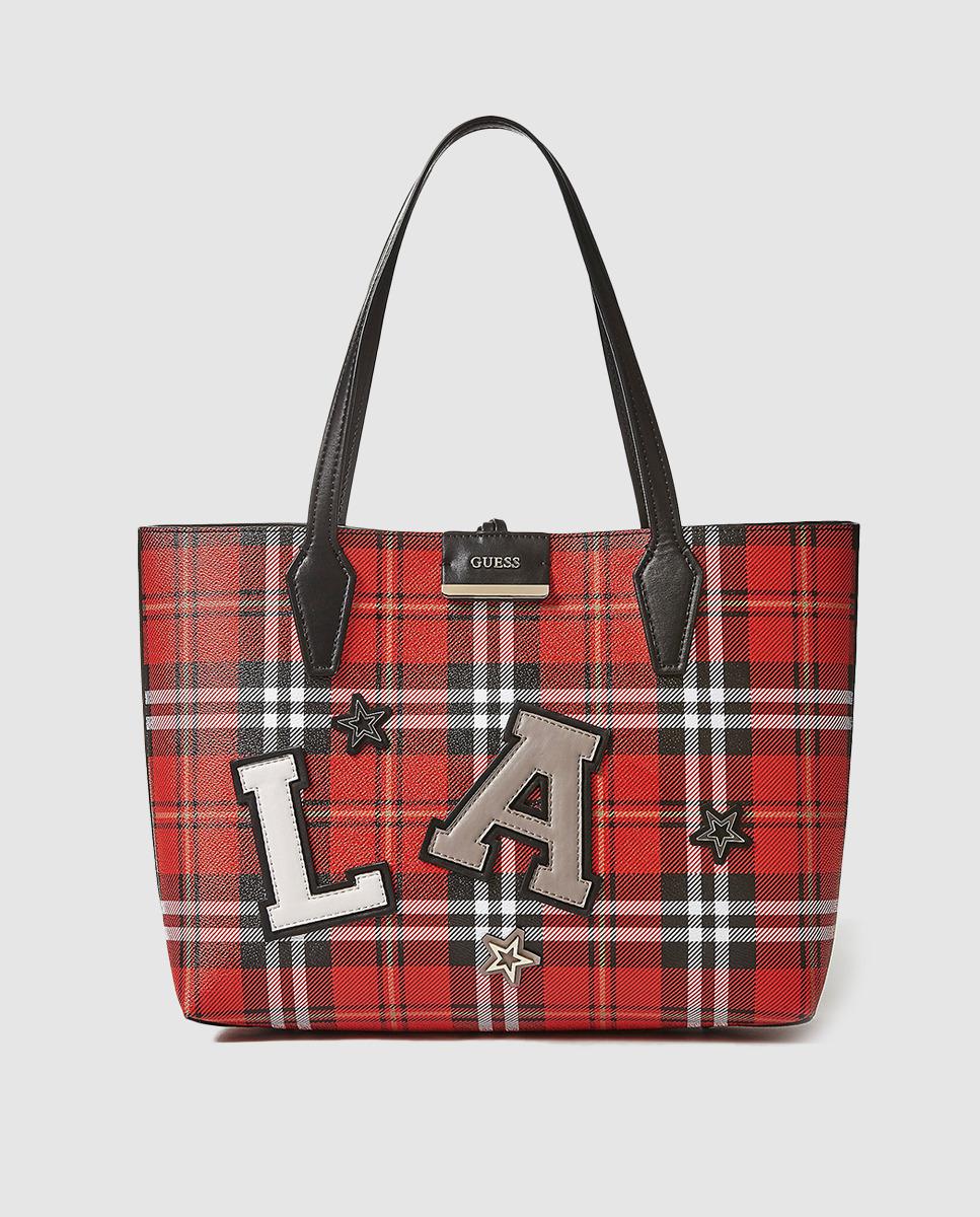 guess red tote bag
