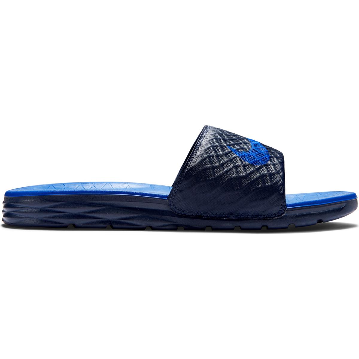  Nike  Synthetic Benassi Sandals  in Blue  for Men Lyst