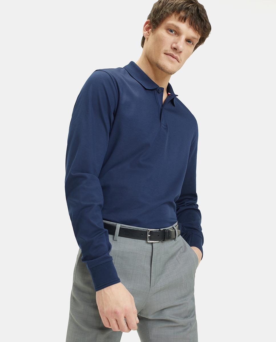 tommy hilfiger long sleeve polo slim fit