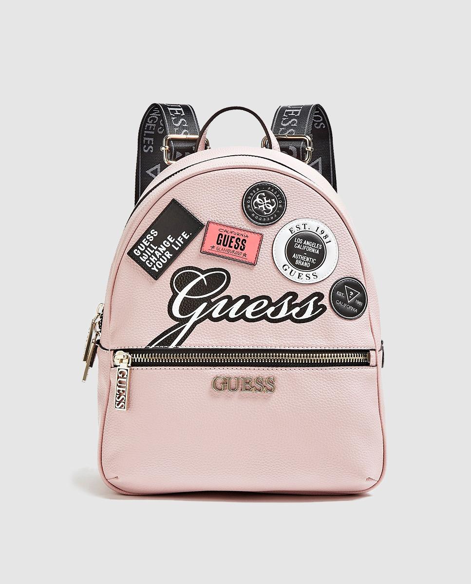 mochila rosa guess