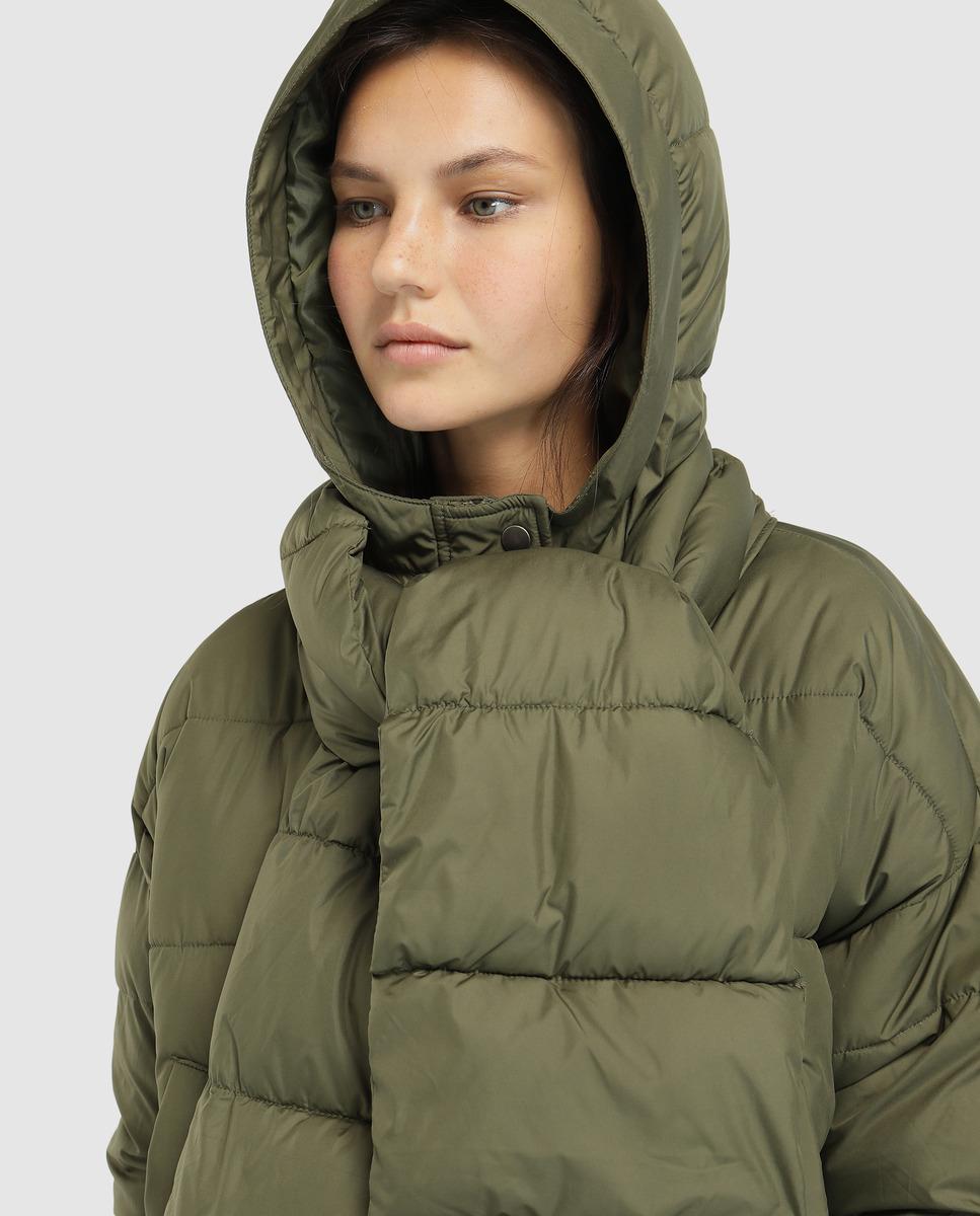 vero moda scarf short puffer jacket