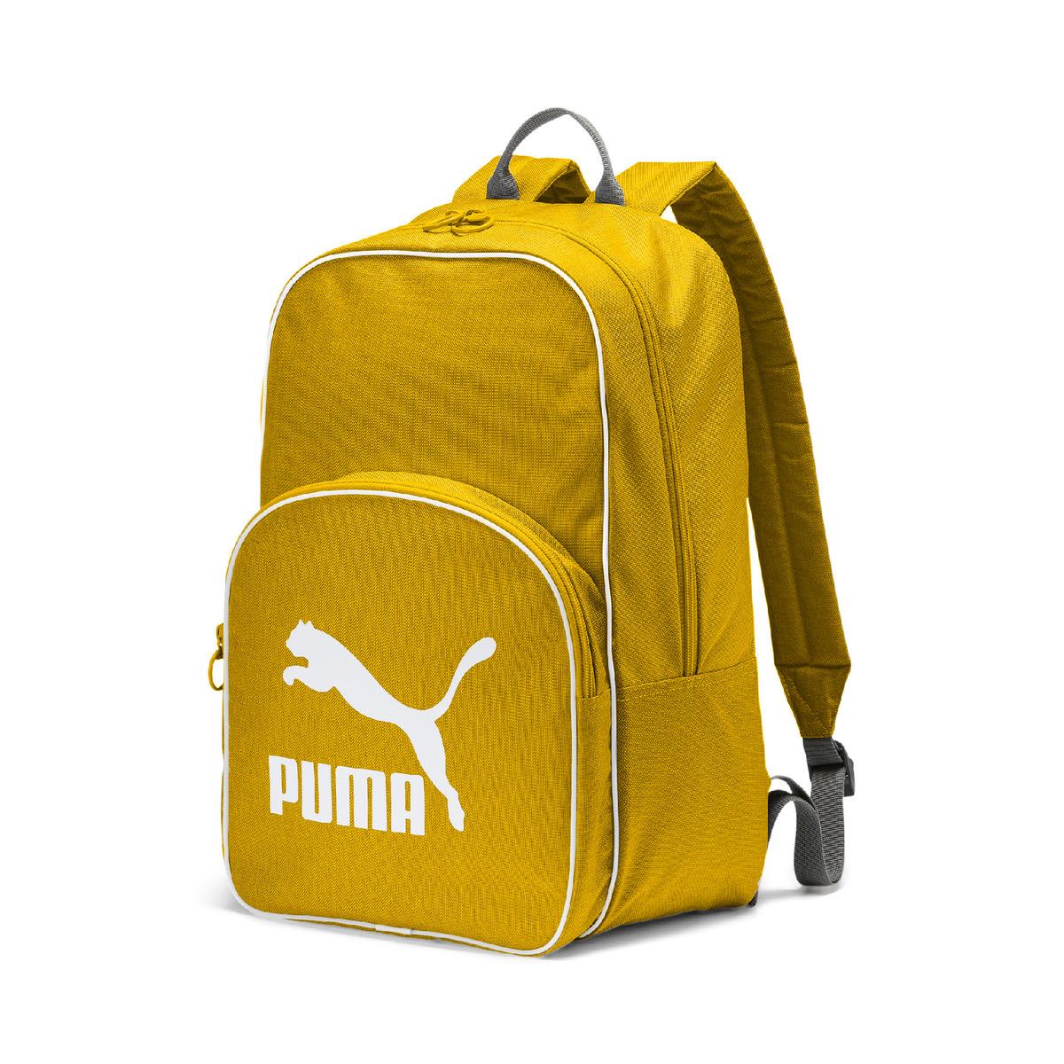 yellow puma backpack