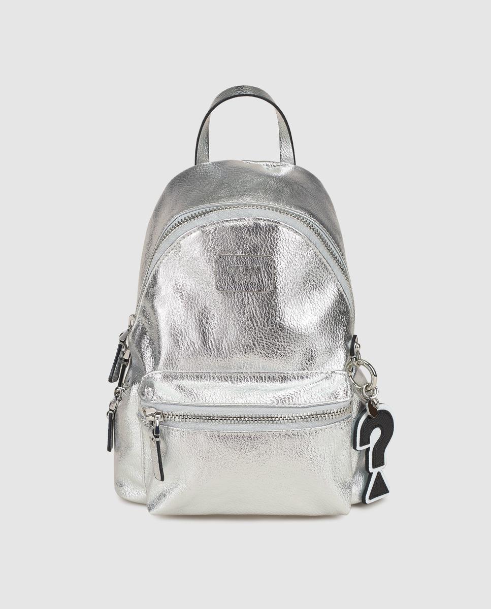 Lyst Guess Wo Silver Backpack With An Outer Pocket in Metallic